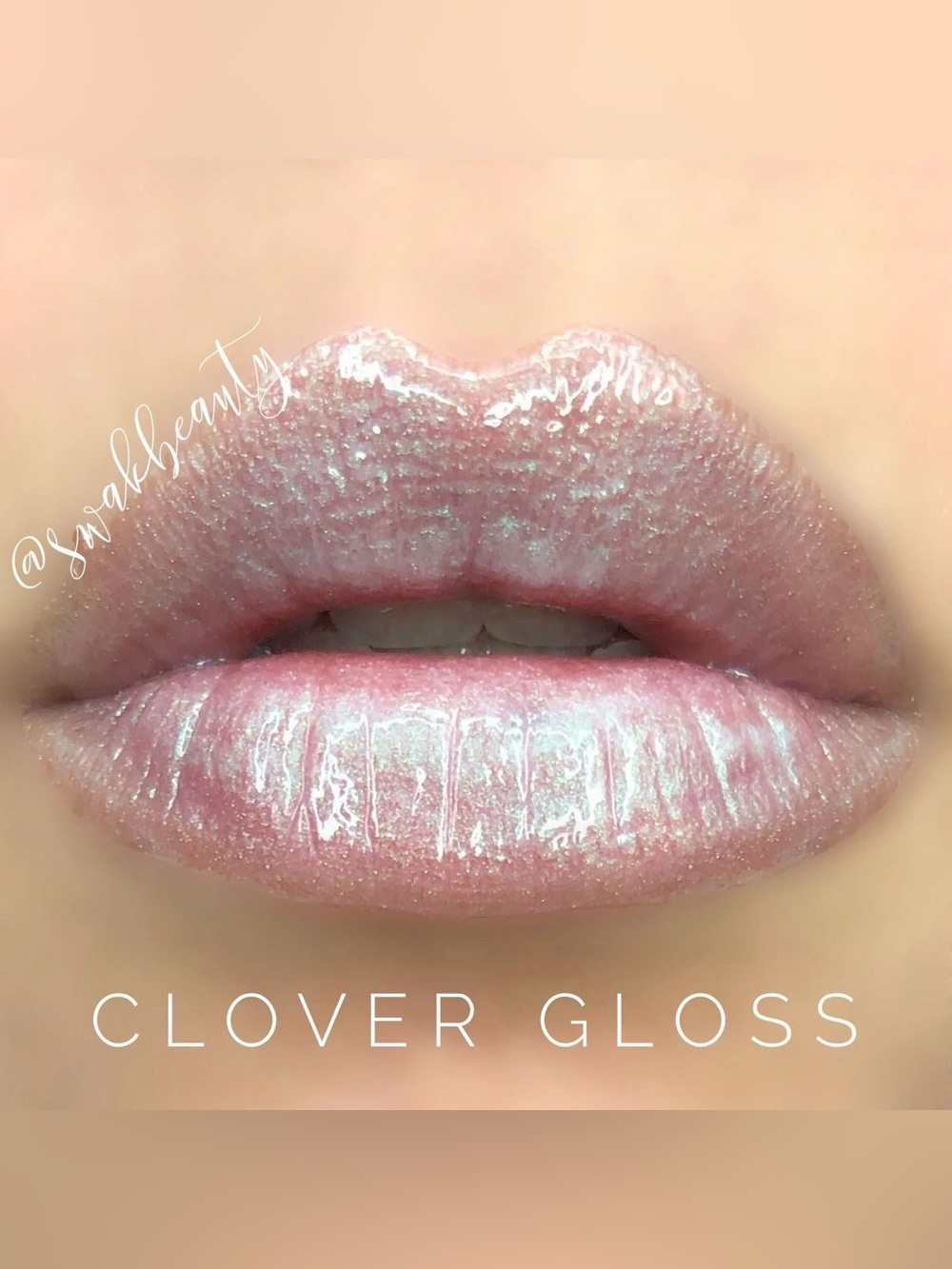 Lipsense Moisturizing Clover Lip Gloss NEW Iridescent Green Blue Pearl Whimsical